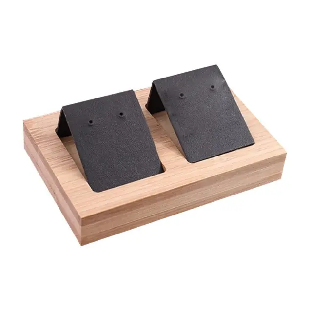 2pcs Earring Card Holder with Tray for Jewelry Accessory Display