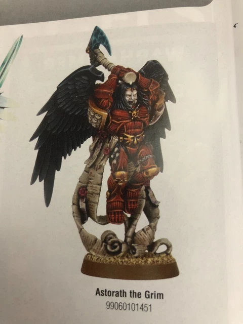 Warhammer 40K : Astorath The Grim – Figurine Metal Blood Angels, Sous Blister