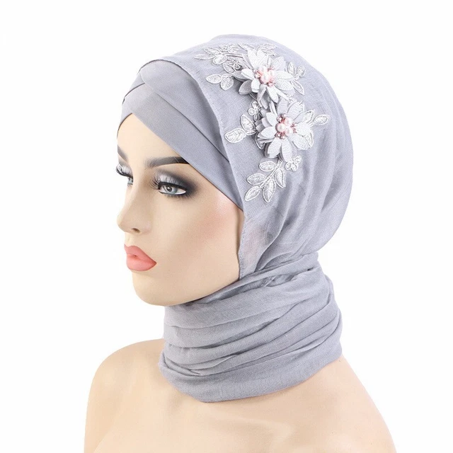 Baby Hijab Girls Hijab Head Wrap Muslim Turban Islamic Scraf One - Main Image