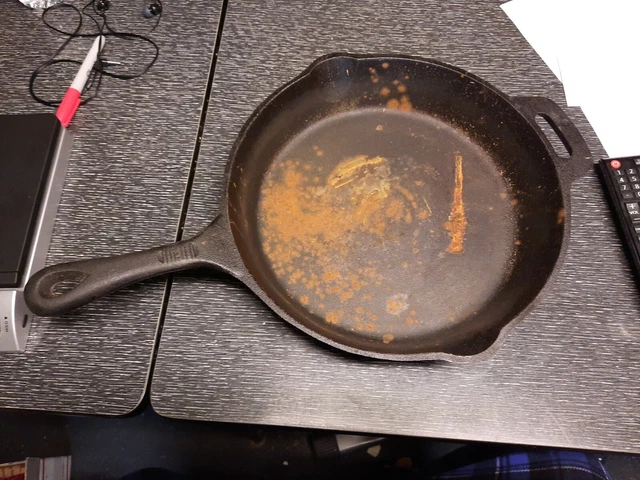EMERIL LAGASSE 12" Cast Iron Double Spout Skillet Frying Pan