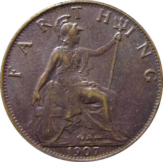 1901- 1910 Edward Vii V Farthing  Coin - Choose Your Year