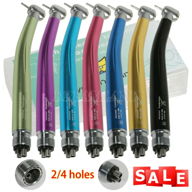 Dental High Speed Handpiece Turbine 2/4H COLORS NSK Style / FG Diamond Burs New