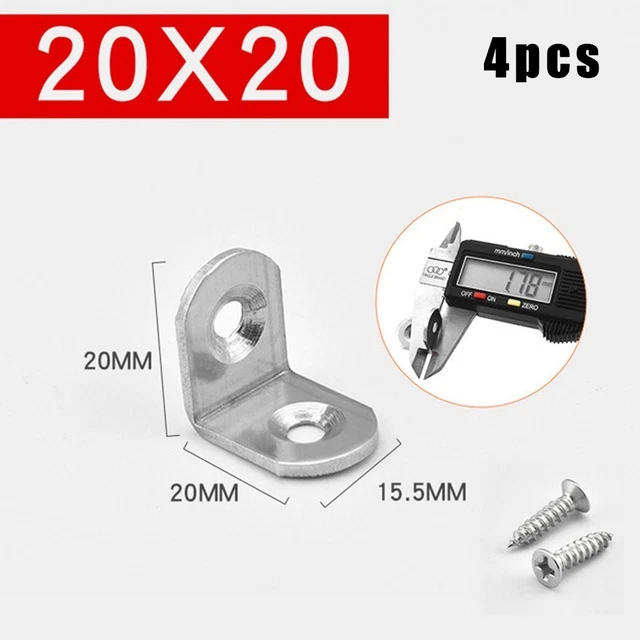Mending Plates Braces Corner Stretcher Angle Tee T Brackets Small Large Metal