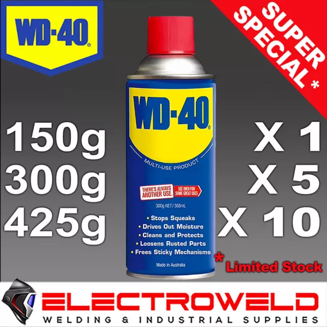 WD-40 150g Lubricant Aerosol Spray Can Rust Corrosion Remover Degreaser 61001