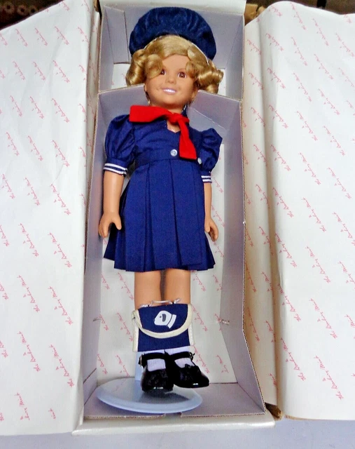 1995 Danbury Mint Shirley Temple Dress Up Doll, Open Box                 J