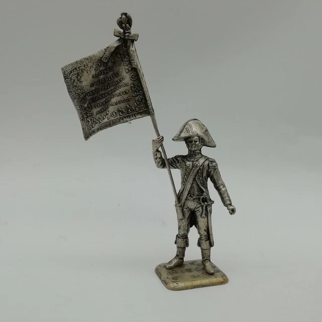 Figurine Collection Altaya Porte Drapeau du Régiment Von Rüchel