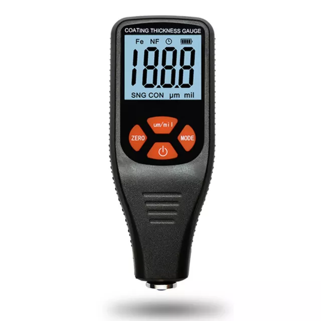 Thickness Gauge Paint Coating Digital Car Paint Thickness Meter Fe/NF 0-1500μm