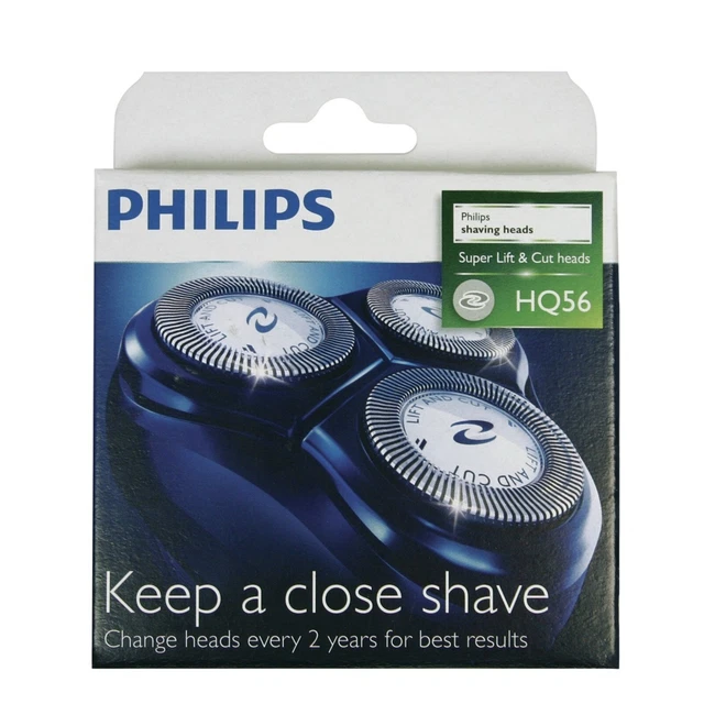 Testina Rasoio Philips Hq56/50 Rotondo per Rasoio 3stk
