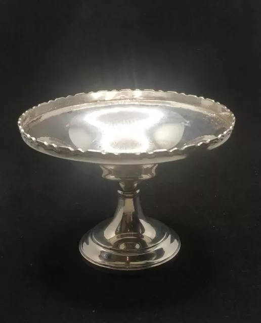 Vintage 1928 Birmingham Sterling Silver Nut Candy Dish no scrap