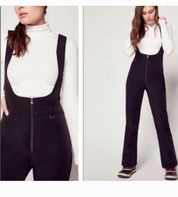 VINTAGE FERA SKI Bib Overalls Snow Bunny Flare Pants Jumpsuit Swiss