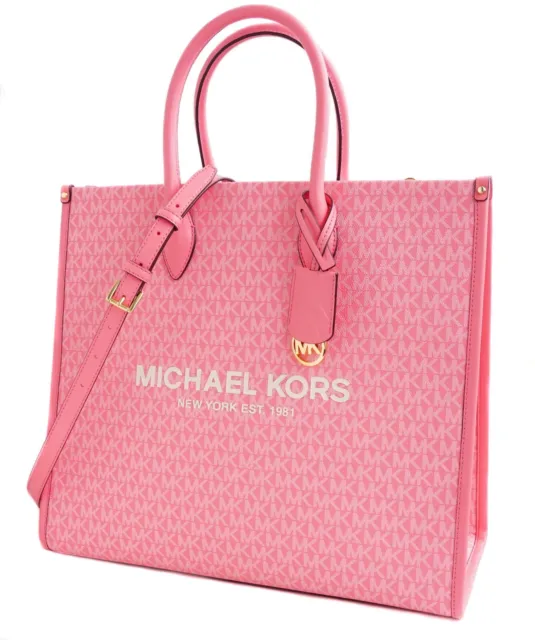 Michael Kors Women Bag Shoulder Bag Mirella Large Ew Tote Bag Tea Rose New