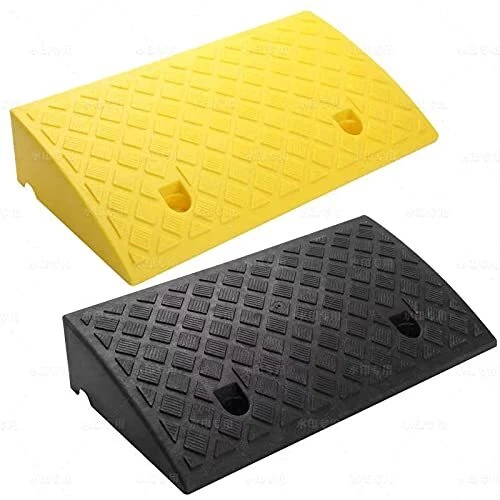 Lightweight Portable Plastic Curb Ramps 2PCS  for Wheelchair  Motorcycle  Gol...