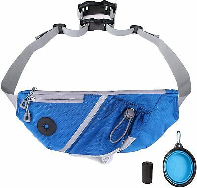 Hands Free Dog Leash Retractable Waist Belt For Running Walking Jogging Hiking