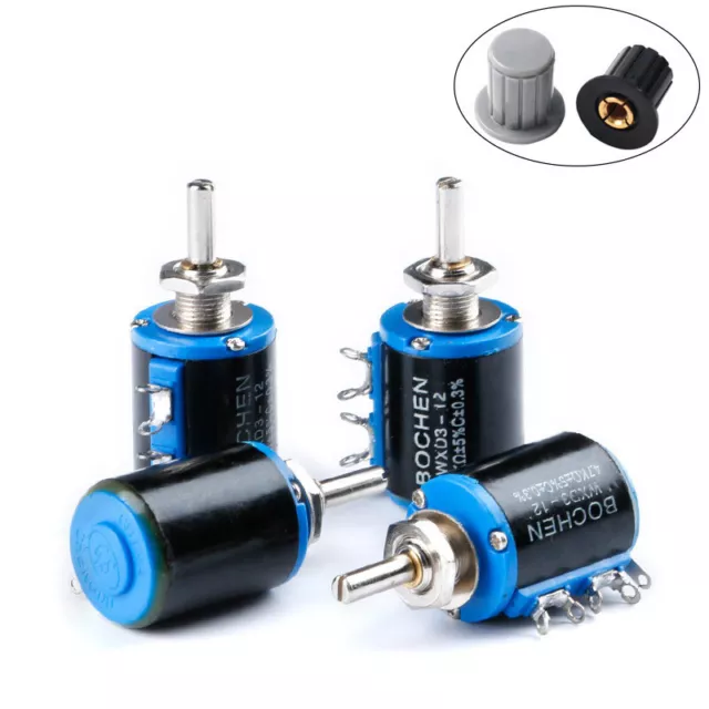 WXD3-12-1W 5 Turn Potentiometer Wirewound Variable Precision Multi-Turn POT
