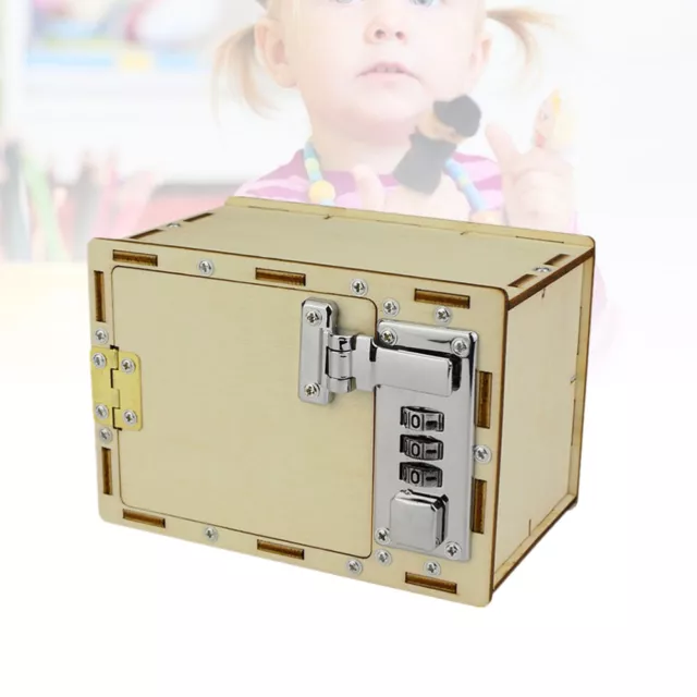 Diy Money Bank Childrens Money Box DIY Box Toys  3D Wooden Puzzle