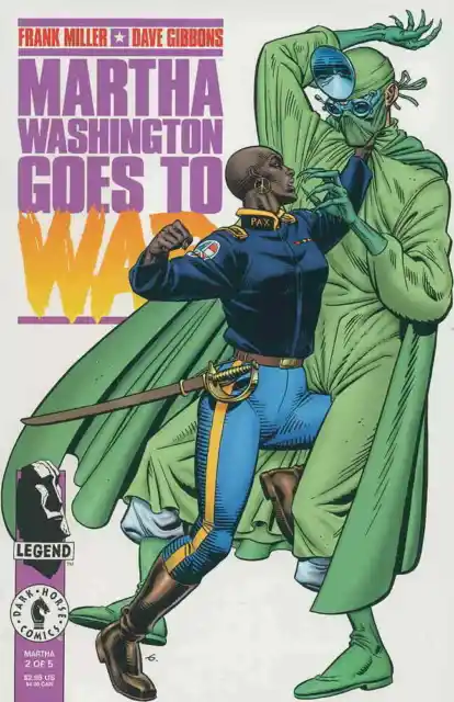 Martha Washington Goes To War #2 of 5 Dark Horse Comics June Jun 1994 (VFNM)