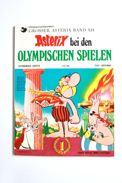 GRANDE ASTERIX BAND Xll Asterix alle Olimpiadi del 1972 VK 3,50 DM EUR