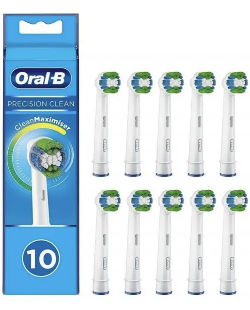 Oral-B Zahnbürste- Ersatzkopf mit CleanMaximiser für Precision Clean 10 Stück