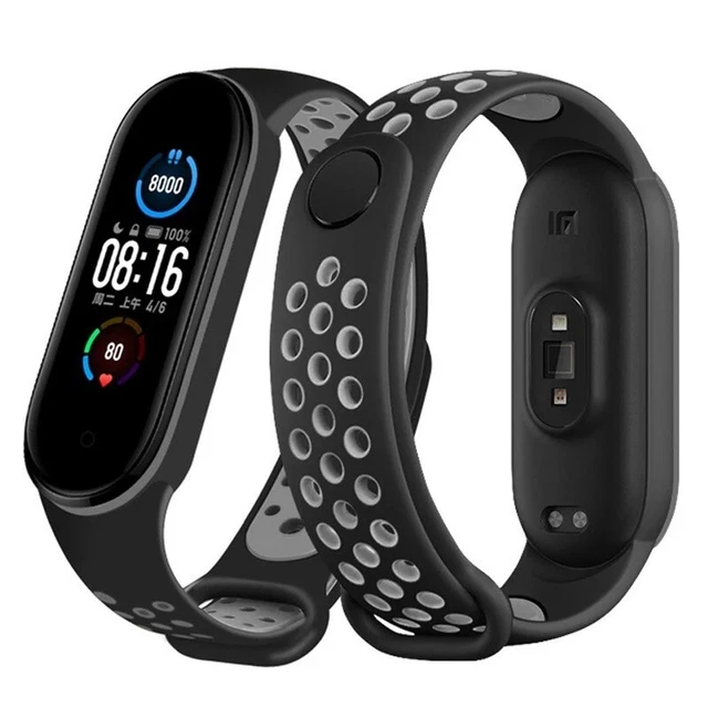 Cinturino sportivo Mi Band 6/5 doppio colore cinturino in silicone per ogni occasione