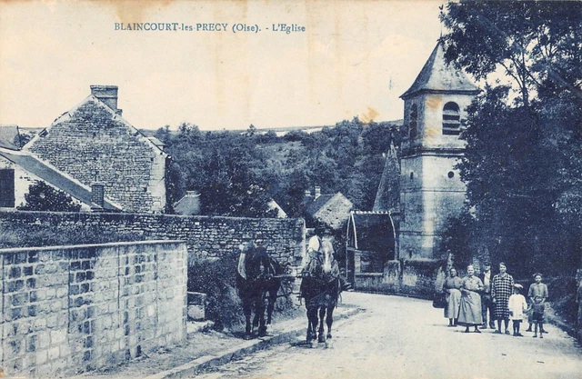 Cpa 60 Blaincourt Les Precy / L'eglise