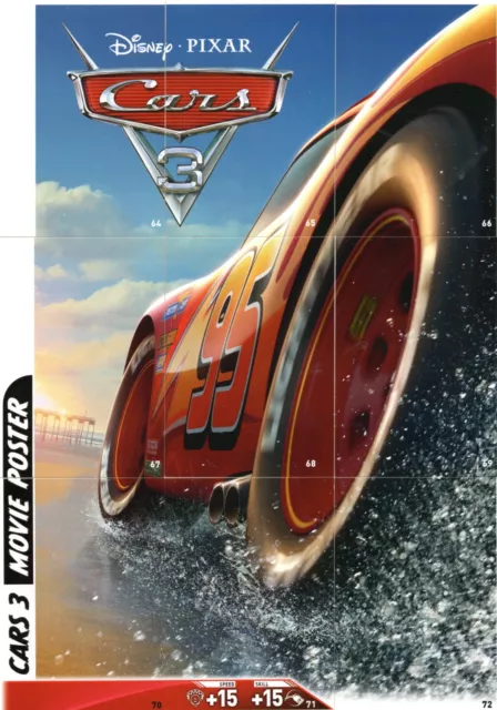 Topps Disney Pixar CARS 3 trading cards Lightning inc McQueen Jackson Storm