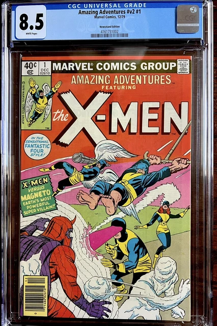 Amazing Adventures Vol 3 #1 CGC 8.5 (VF+) White Pgs, Newsstand Ed., X-Men, 1979