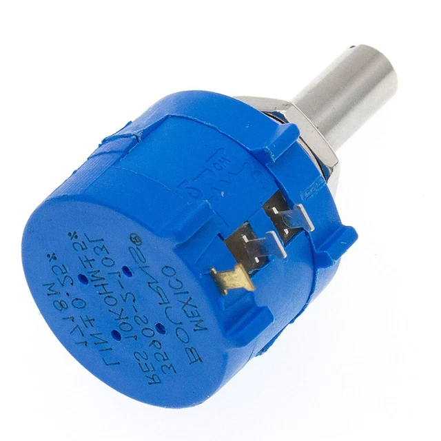 Potenziometro A Filo Avvolto WXD3-13-2W - 10 Giri | 4.7 Ohm | Per Regolazione Timer E Velocità - Foto 8