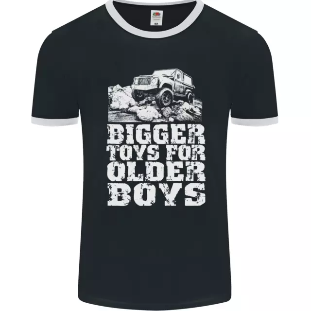 Bigger Toys Older Boys 4X4 Off Roading Mens Ringer T-Shirt FotL