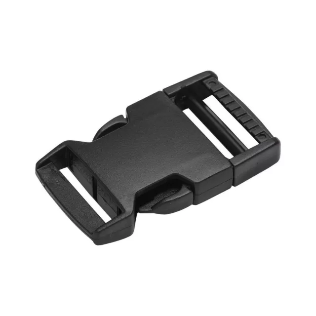 Black Buckle Plastic Clip Craft Webbing Paracord Bag Strap 10 15 25 30 40 50mm
