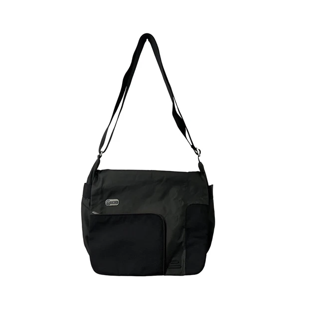 Tumi T Tech Black Shoulder Messenger Bag Nylon Travel