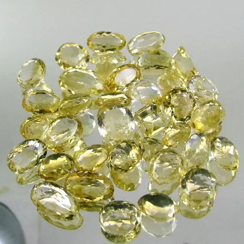 Haut 125.9ct Fin Lot 35pc Naturel Citrine Dorée à Facettes Gemmes en Gros Paquet