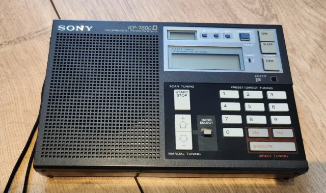 Sony ICF-7600D tragbares Transistorradio