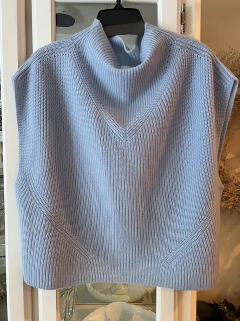 Nwot Anthropologie Oversized Cashmere Sweater Vest Size L