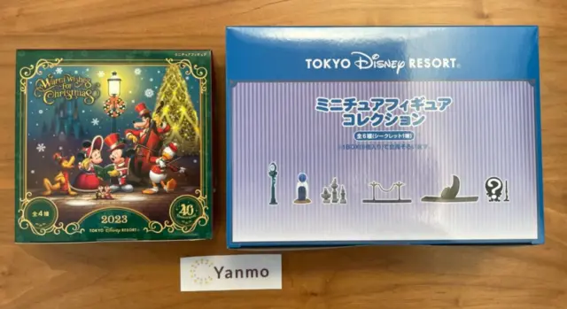 Set de figuras en miniatura de Tokyo Disneyland Mansión Encantada Navidad...