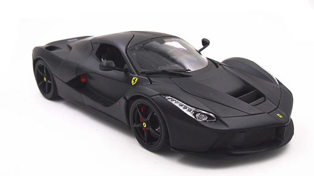 BBURAGO Ferrari Aperta 2016 - Miniature 1/24, Noir - Collection Voiture