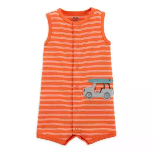 Child of Mine by Carter's Baby Boys Car One Piece - Size:  6/9 Months