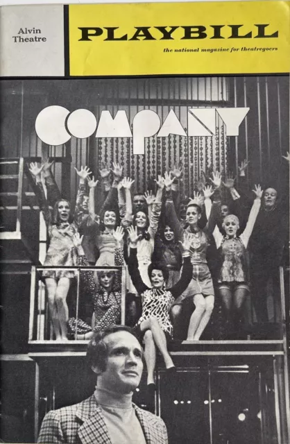 Company - Broadway Playbill - Sep 1971 - Larry Kert, Jane Russell