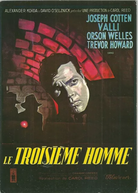 CPM Affiche cinéma film movie Le Troisième homme The Third Man Orson Welles