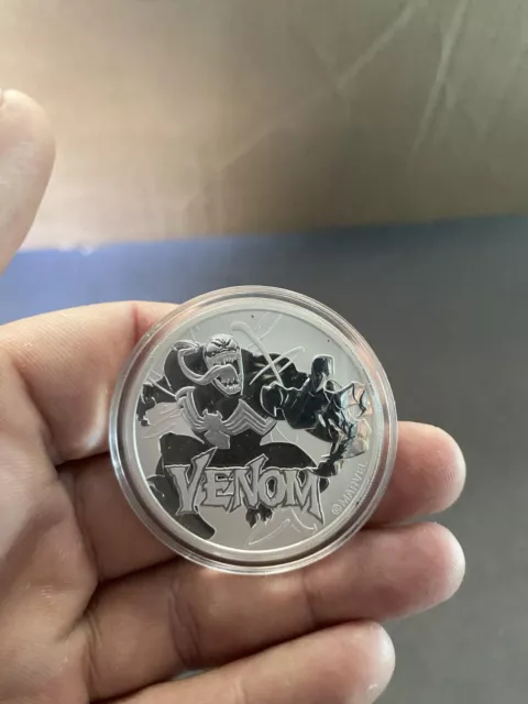 1 oz 2020 Marvel Comics Venom Perth Mint .9999 Fine Silver Bullion Art Coin