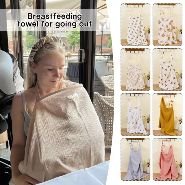 Mum Outing Breastfeeding Cover Cotton Baby Feeding Nursing Privacy Cover Blanket