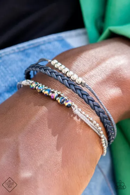 Paparazzi INTERGALACTIC GAMECHANGER multi OIL SPILL bracelet