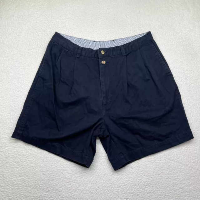 Christian Dior Monsieur Designer Vintage 90s Chino Shorts Pleated Twill Men's 32