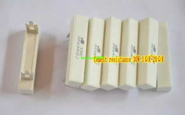 30W 1ΩR~20ΩR Cement resistance Ceramic resistor High power cement resistor 3