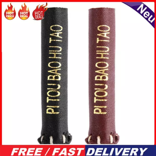 Leather Billiard Cue Tip Sleeves Practical Pool Cue Wrap Table Game Accessories