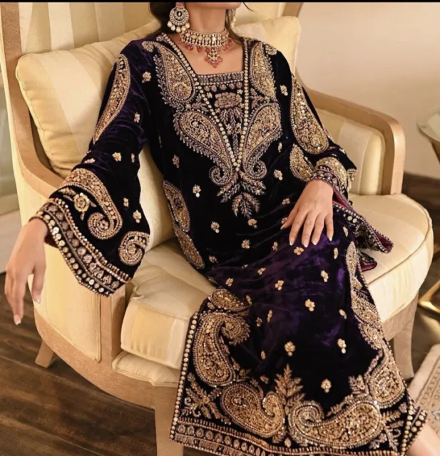 Suffuse by Sana Yasir Pakistani Wedding Outfit Size Medium Freesia