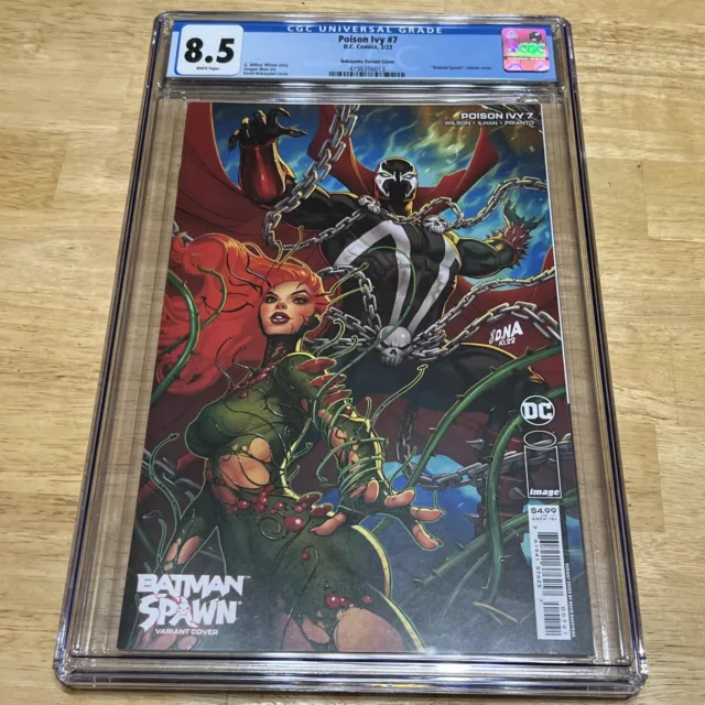 Poison Ivy #7 Cgc 8.5 Batman/Spawn Variant Dc-Image Comics 2023