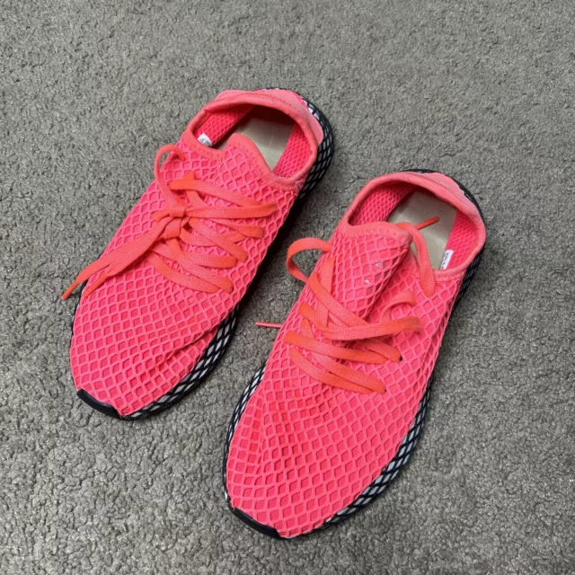 ADIDAS DEERUPT RUNNER J Big Kids Girls Boys Sneakers Size 4.5 Shoes Pink B41878 19.99 PicClick