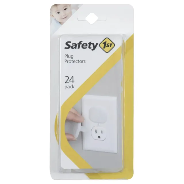24 PCS Safety Outlet Plug Protector Covers Child Baby Proof Electric Shock Guard