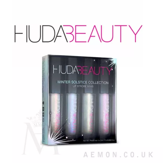 Huda Beauty Wintersonnenwende Mini Lippenstift Kollektion ECHT