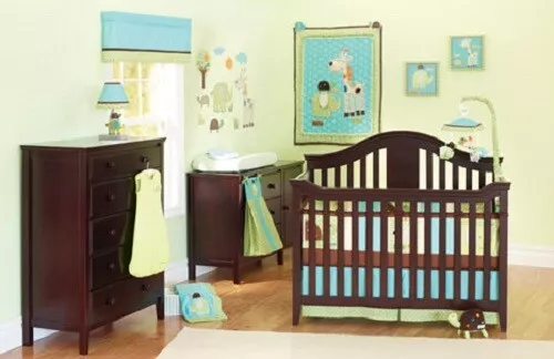 Summer Giggle Gang 8-PC Crib Bedding Set *New*